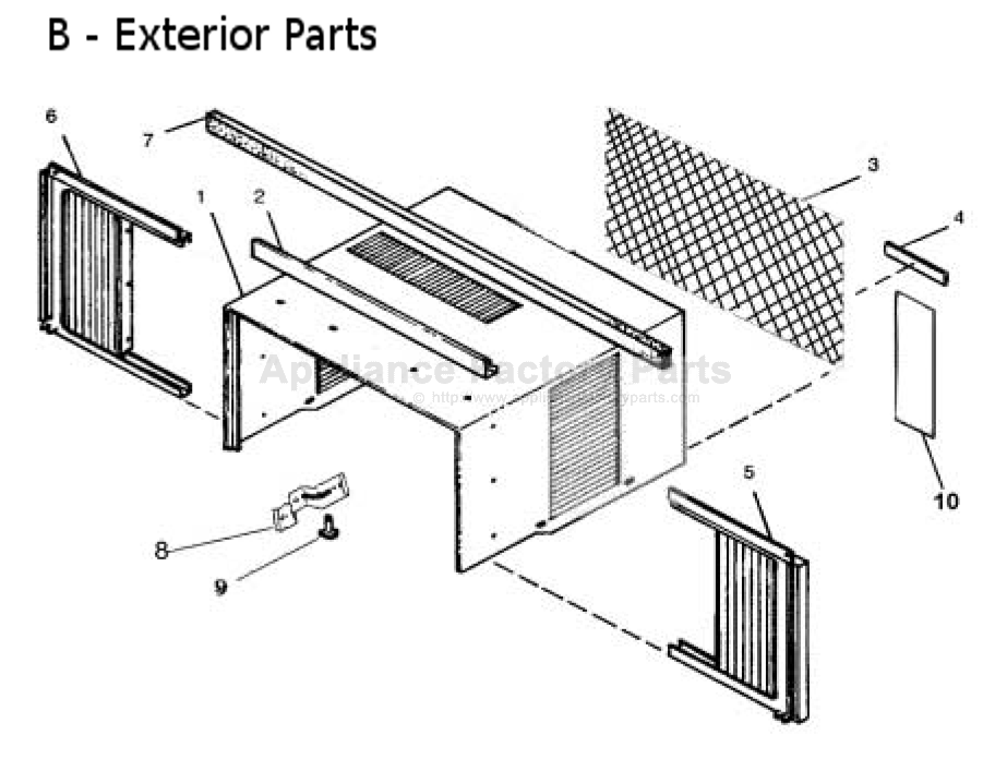 Parts for A3Q08F2E-D | Fedders | Air Conditioners