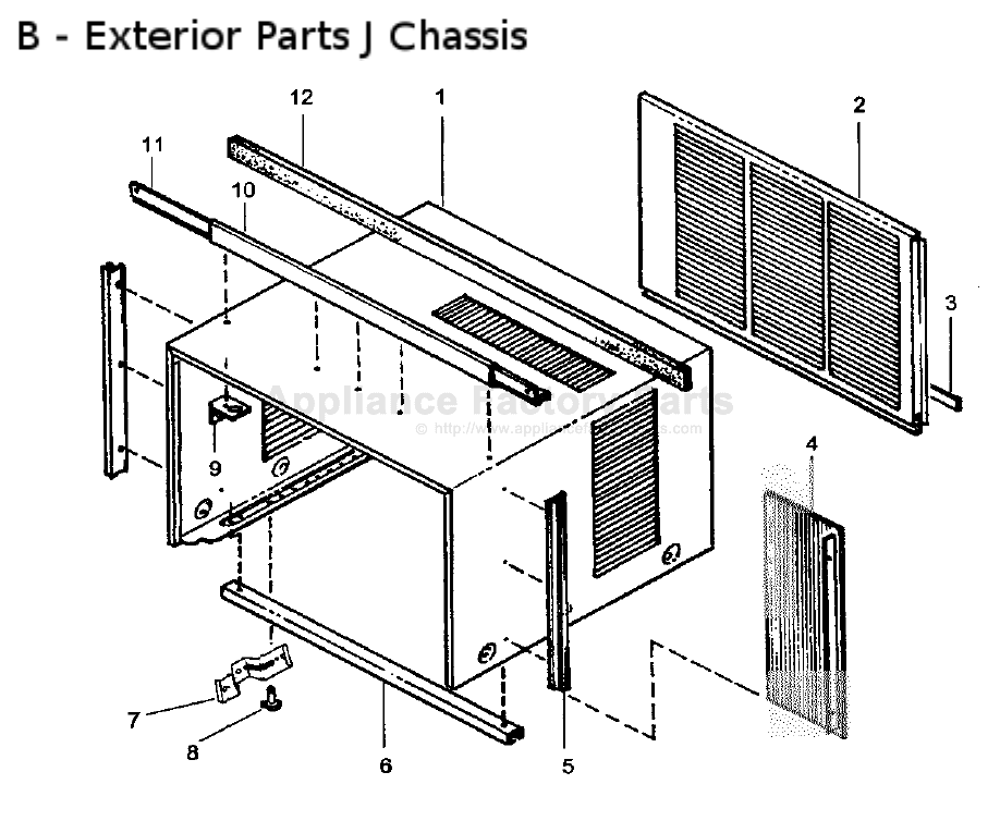 Parts for A6J12E2AA Fedders Air Conditioners