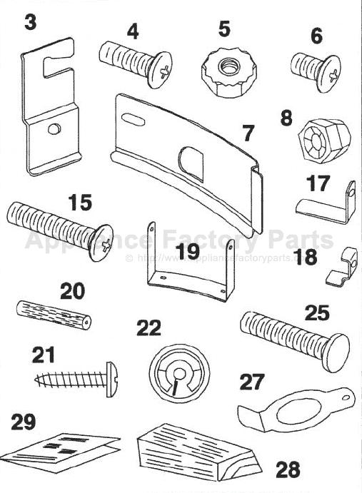 Meco 5031 BBQ Parts