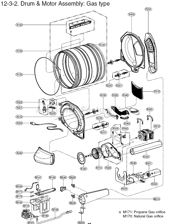 Parts for DLE2516W | Lg | Dryers