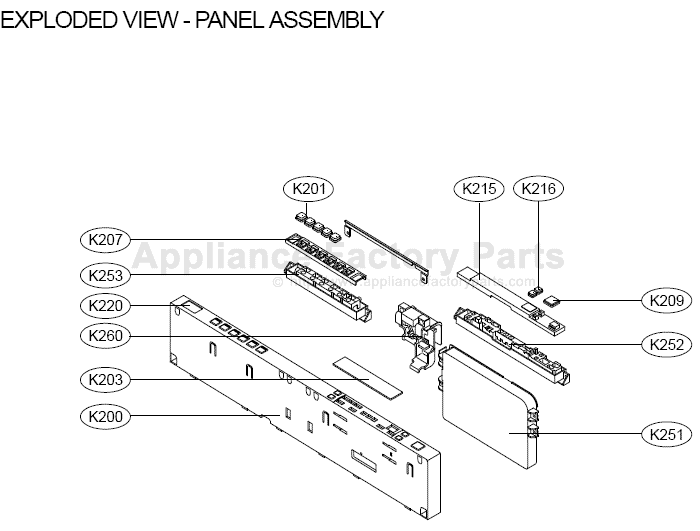 Parts for LDF6920BB | Lg | Dishwashers