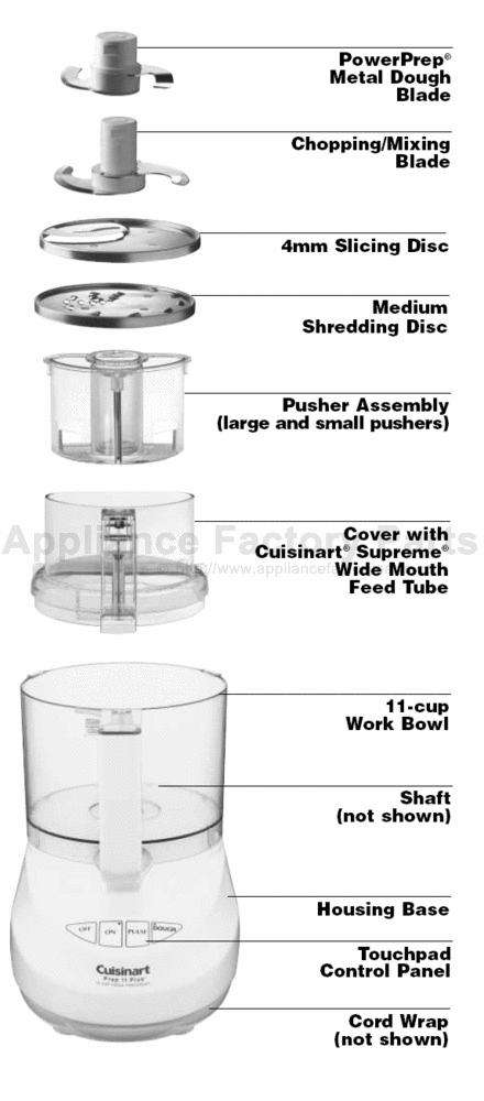 Parts for DLC-2011N | Cuisinart | Small Appliances