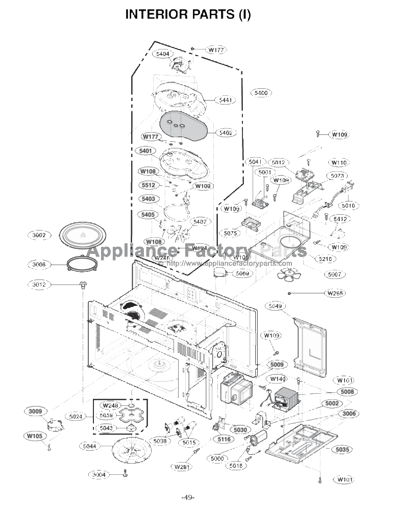 Parts for LMHM2017ST | Lg | Microwaves