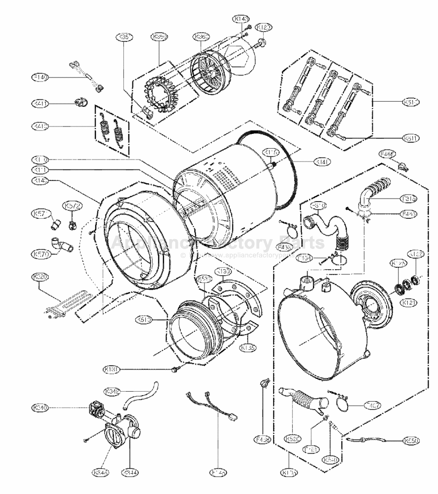 Parts for WM2301HR | Lg | Washing Machines