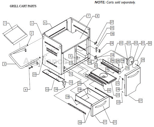 Dcs BGB48BQARL BBQ Parts