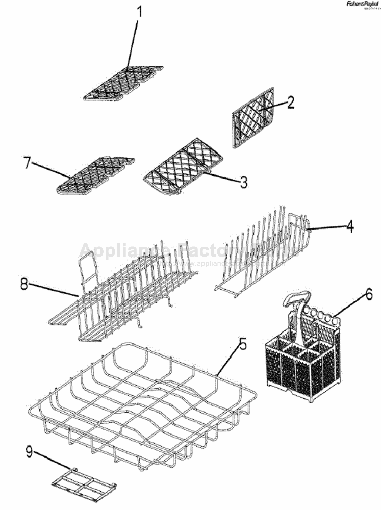 Fisher & Paykel Dishwasher Spare Parts