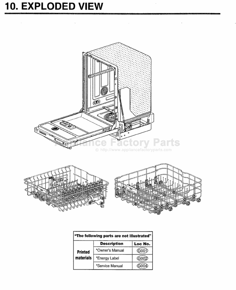 Parts for LDF7551ST Lg Dishwashers