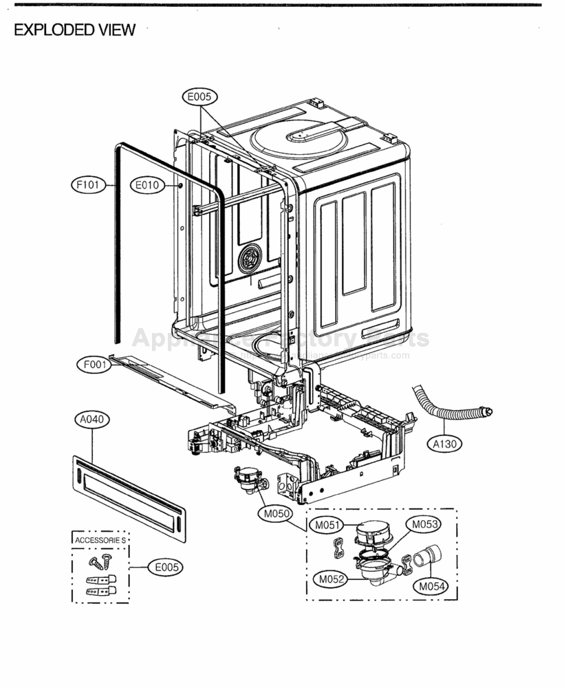 Parts for LDF7551ST | Lg | Dishwashers