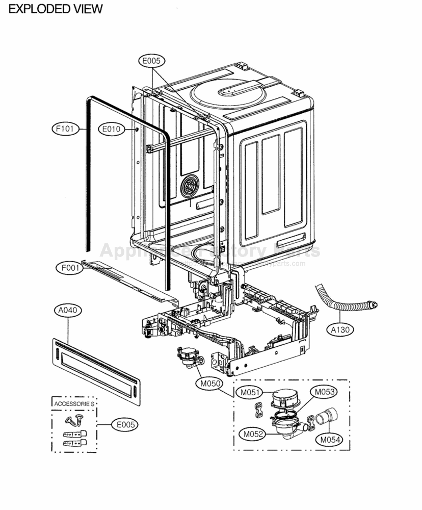 Parts for LDF8072ST | Lg | Dishwashers