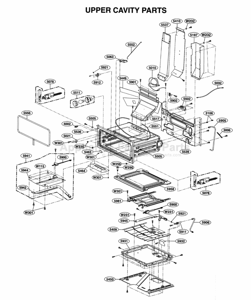 Parts For Ldg3036st Lg Electric Ranges 9756