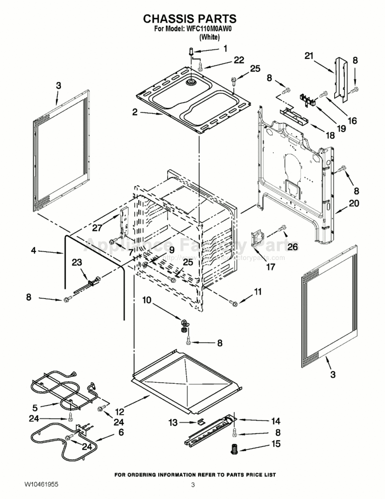 Parts For Wfc110m0aw0 