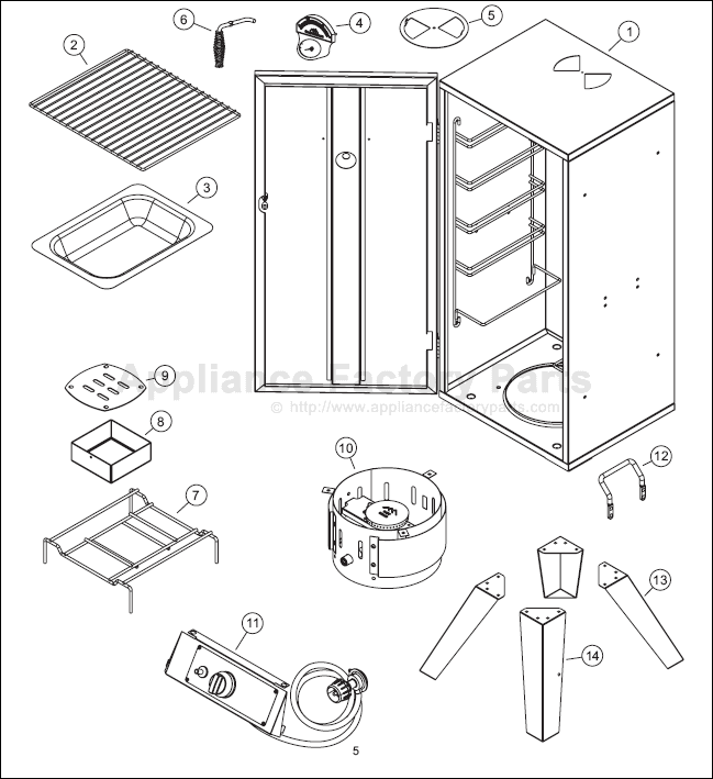 Great Outdoors 3405GW BBQ Parts