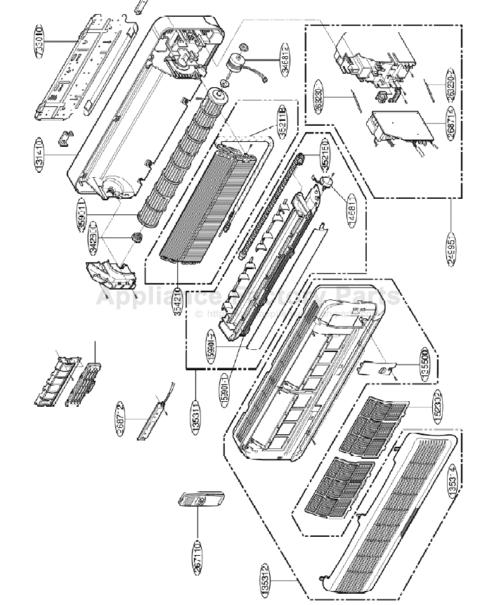 Parts for HMC36AT-1 | Energy Knight | Air Conditioners