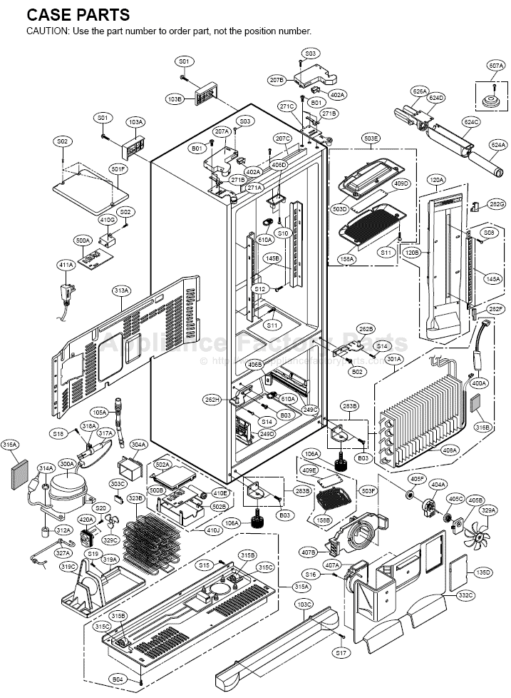 Parts for LFX25980ST | Lg | Refrigerators