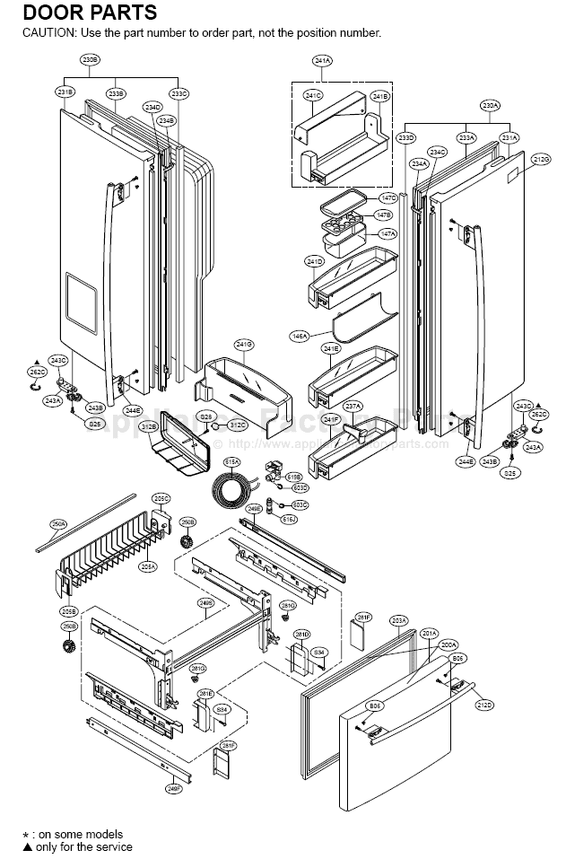 Parts for LFX25960SW | Lg | Refrigerators