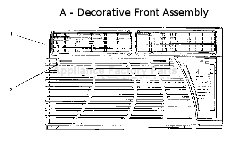 Parts For M6Q10F2A-B | Maytag | Air Conditioners