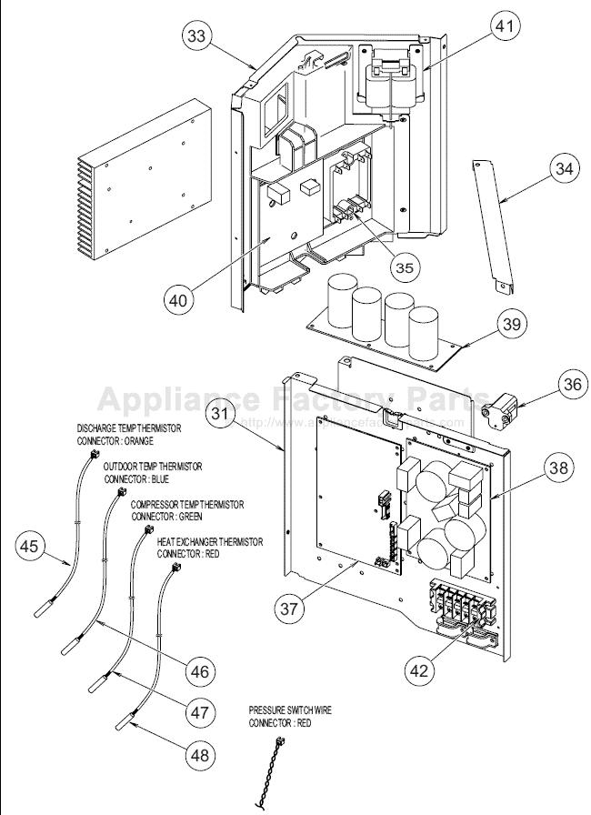 Parts for MR30C3F | Friedrich | Air Conditioners friedrich air conditioners wiring diagram 