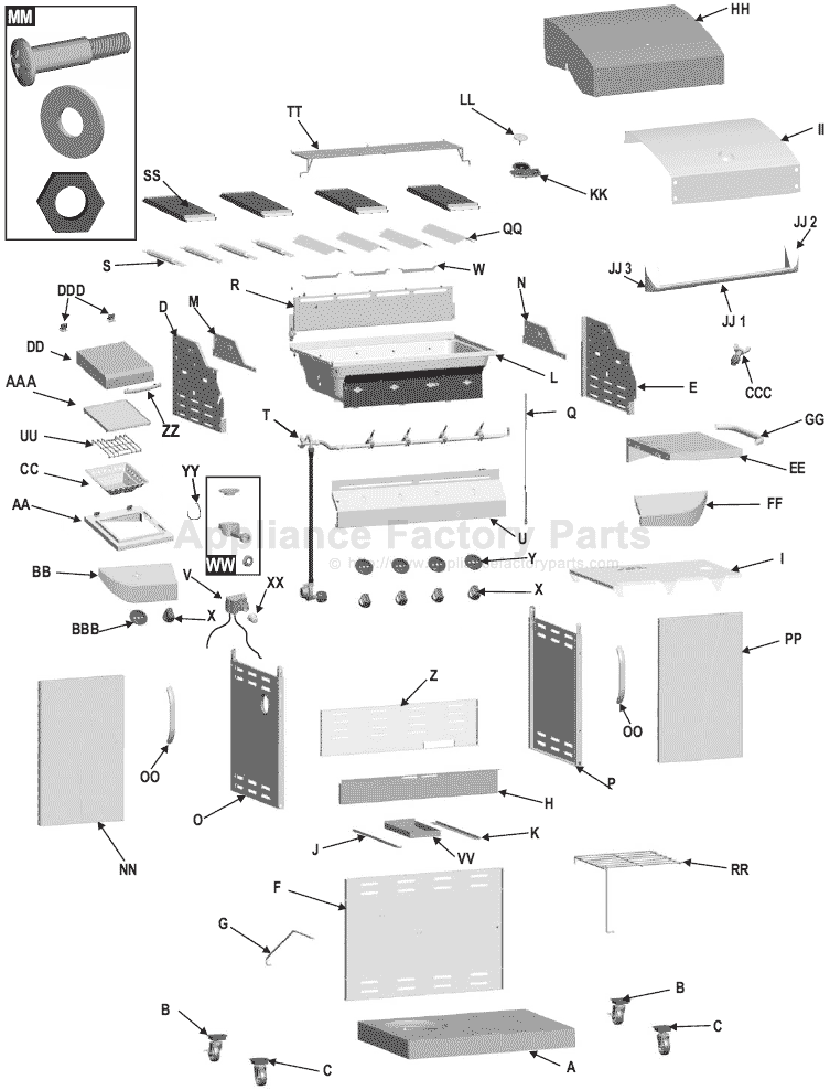 Charbroil 463248208 BBQ Parts