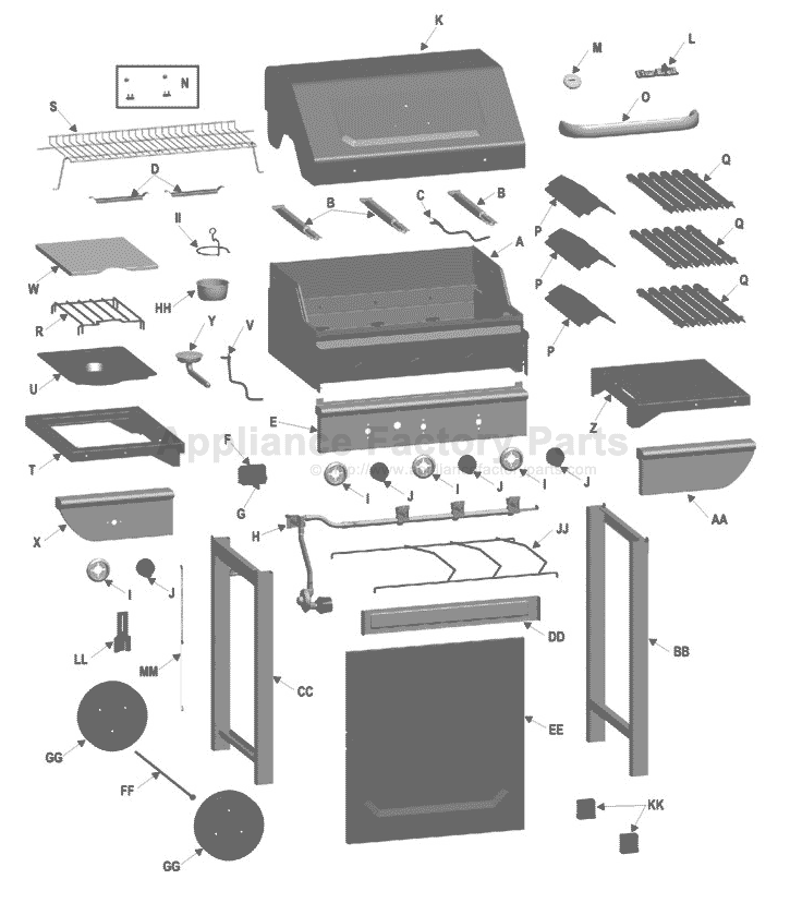 Charbroil 463440109 BBQ Parts