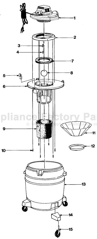 Shop Vac Parts Diagram Manual