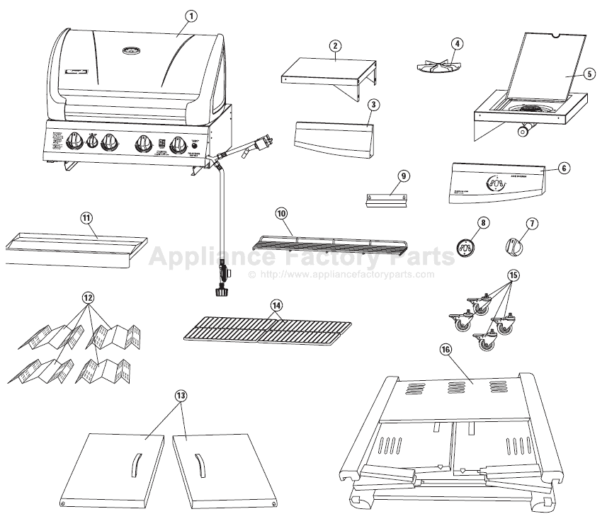 Charmglow 810-8532-S BBQ Parts