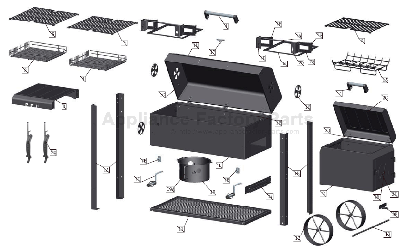 Smoke Hollow 36189C BBQ Parts