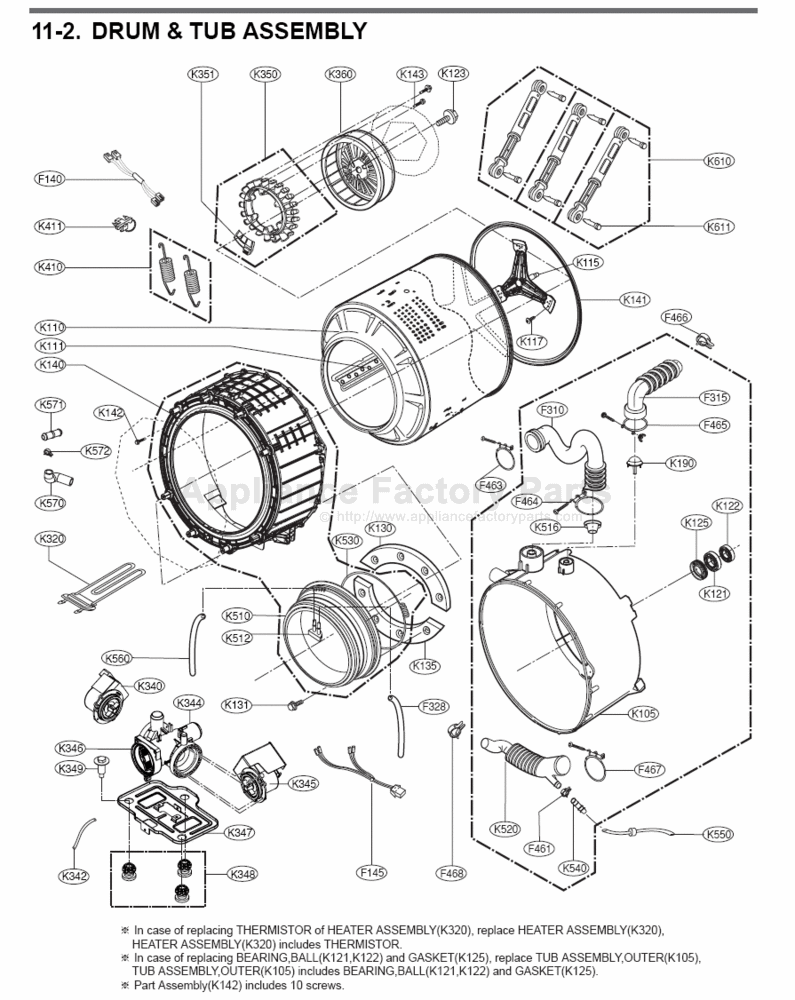 Parts for WM3360HVCA | Lg | Washing Machines