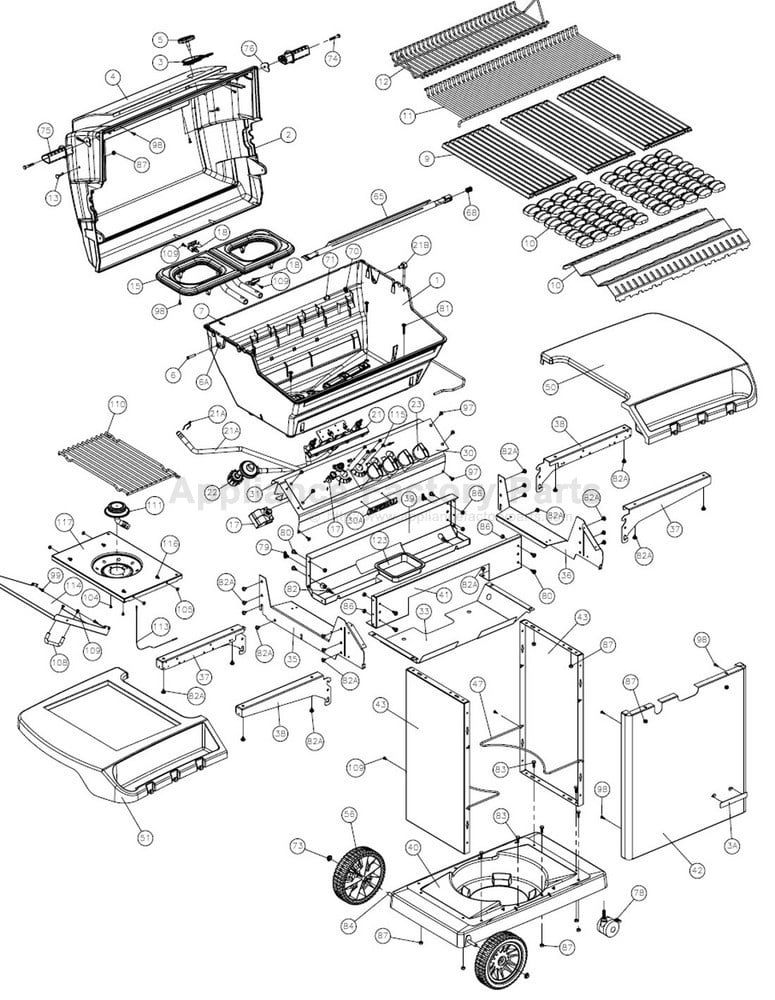 Broil King 960-77 BBQ Parts