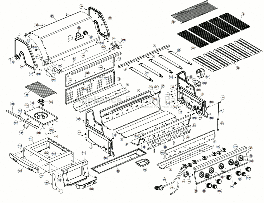 Broil King REGAL 590 BBQ Parts