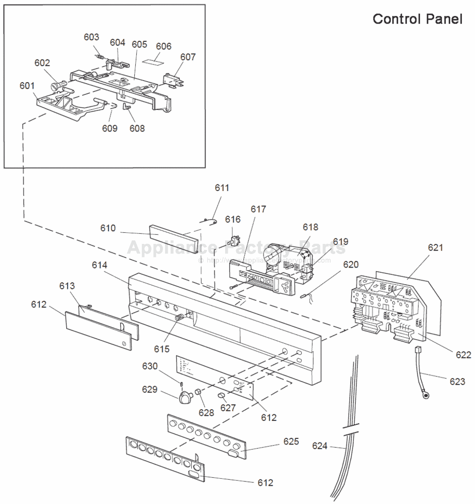 Parts for 1325 US Black Bi | Asko | Dishwashers