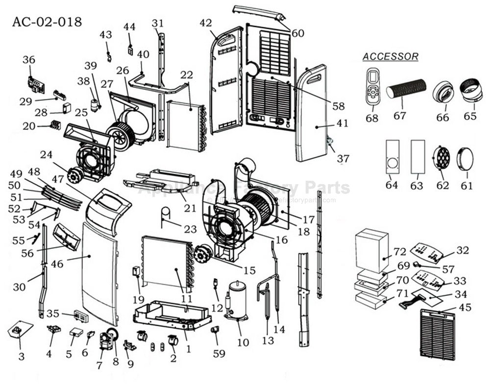 Parts for HPR10XC6 | Haier | Air Conditioners