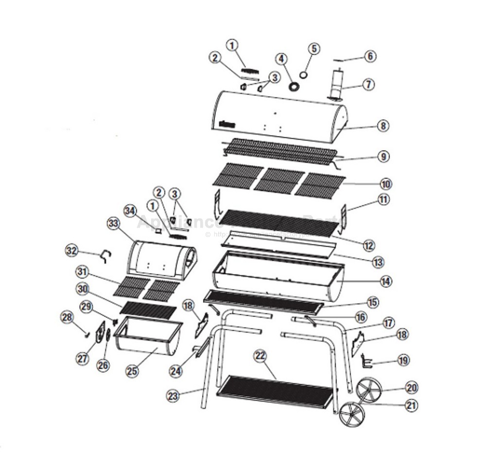 Brinkmann 810-3045-S BBQ Parts