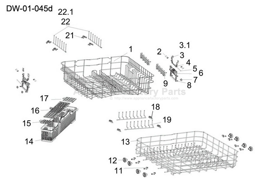 Parts for DWL4035DBBB | Haier | Dishwashers