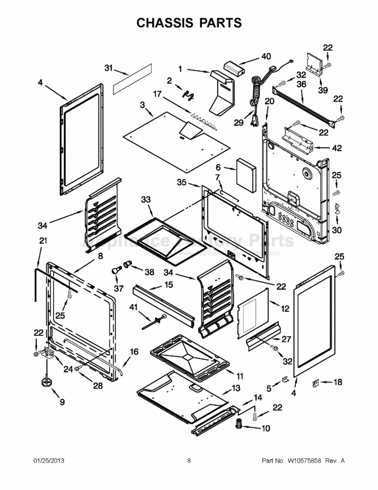 Parts for WFG231LVB1 | Whirlpool | Electric Ranges