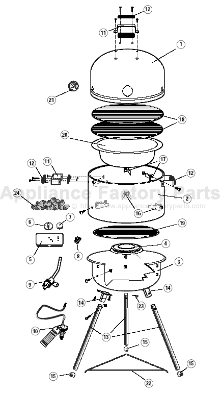 Brinkmann 810-5600-0 BBQ Parts